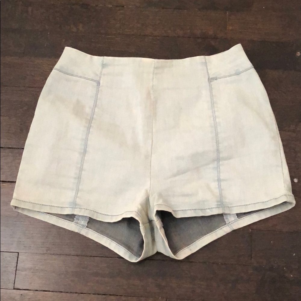Super cute light blue high waisted shorts
